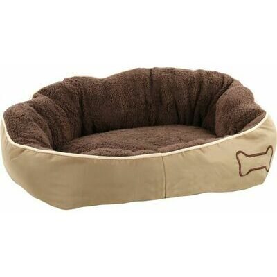 Dog bed FLAMINGO 52x46x20cm, brown